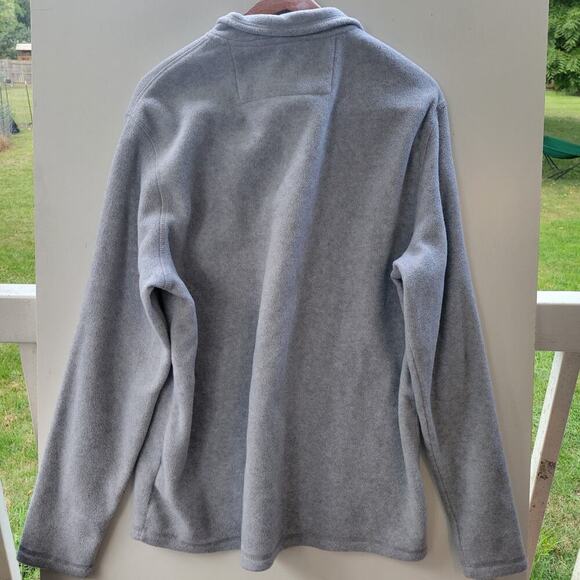 Chaps Sweatshirt Men's Medium Gray Golf 1/4 Zip Fleece Pullover XXL - Picture 8 of 8